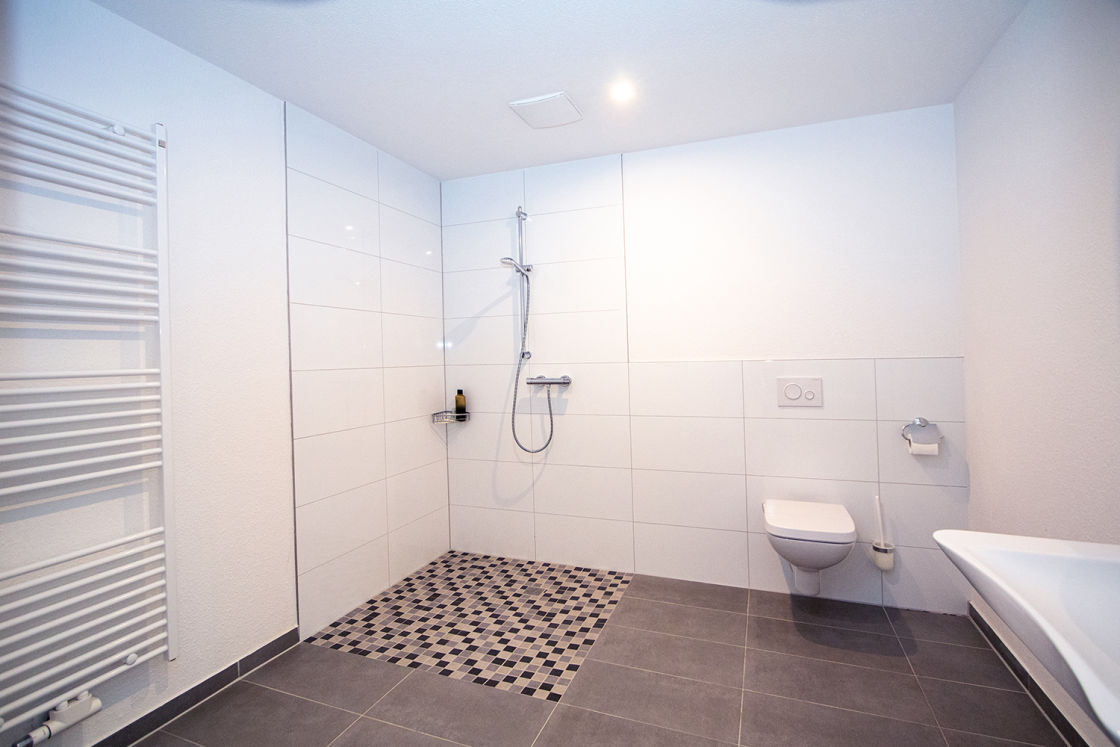 Parksuiten: Großzügige Badezimmer