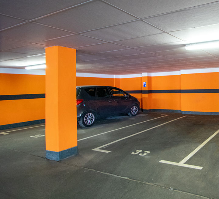 Tiefgarge unter den Parksuiten