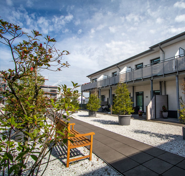 Terrasse der PARKSUITEN